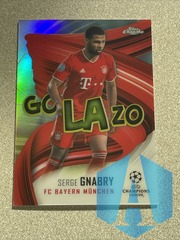 2020-21 Topps Chrome UEFA Serge Gnabry Golazo #GOL-SG Bayern Munchen